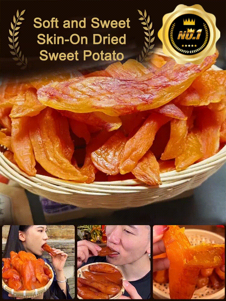 Soft and Sweet Skin-On Dried Sweet Potato-Lily