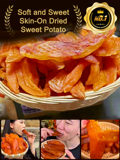Soft and Sweet Skin-On Dried Sweet Potato-Lily