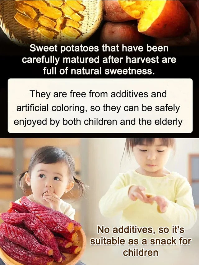 Soft and Sweet Skin-On Dried Sweet Potato-Lily