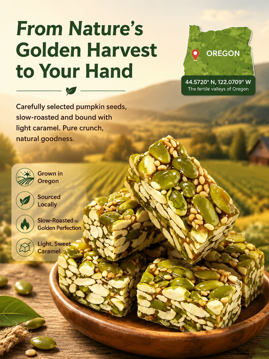 Pumpkin seed brittle – naturally strengthens the kidneys and protects the bladder from the inside out-Lily
