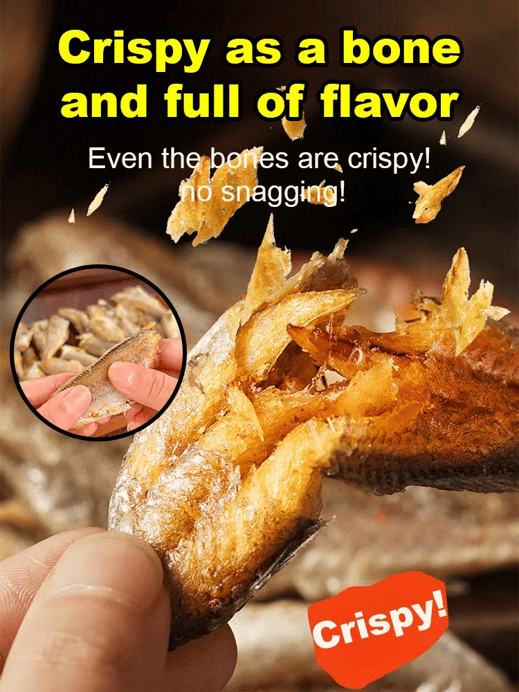 High-protein ready-to-eat deep-sea fish crisps-Lily