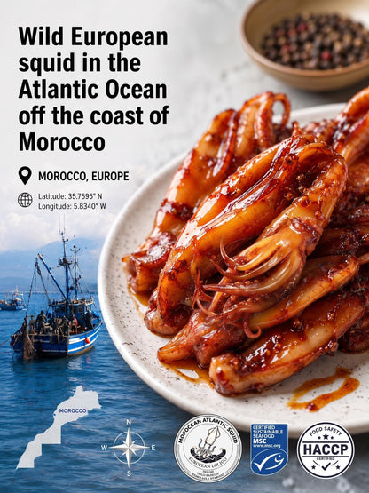 🦑BBQ Roasted Whole Squid Snack – Ready to Eat, Individually Wrapped-Lily