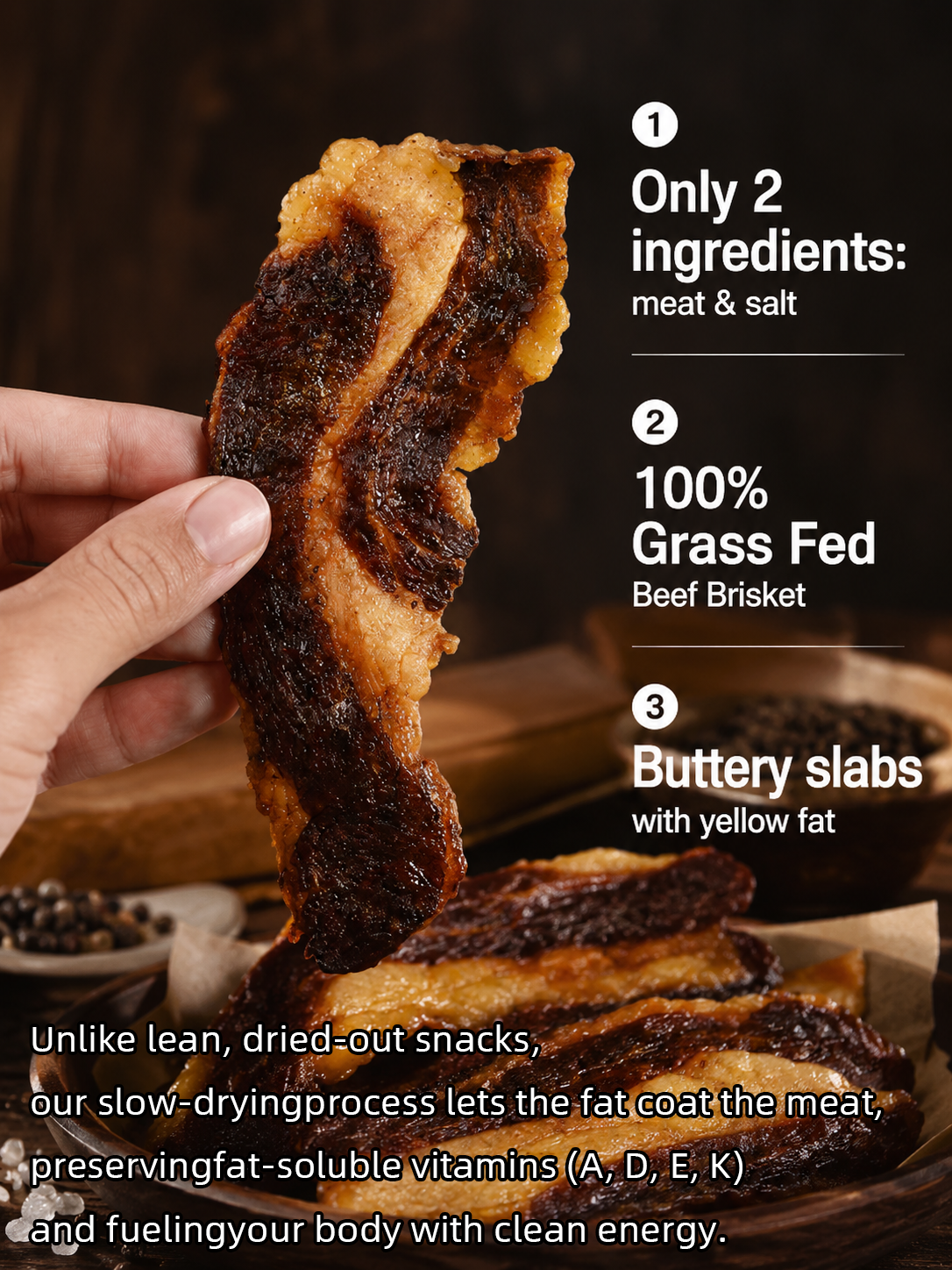 🐮Beef brisket chunks - 100% grass-fed and grass-finished-Lily