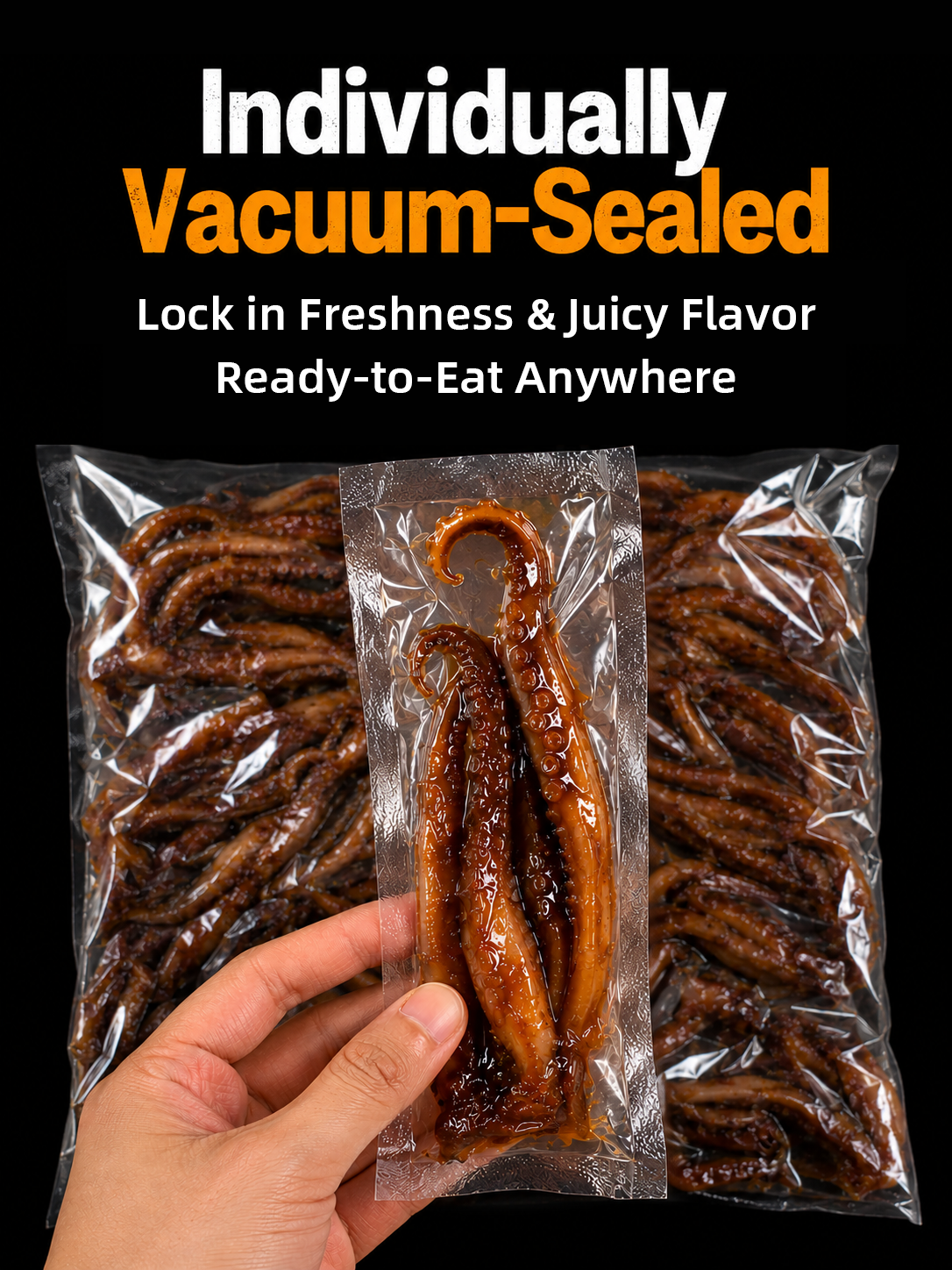 🦑BBQ Roasted Whole Squid Snack – Ready to Eat, Individually Wrapped-Lily