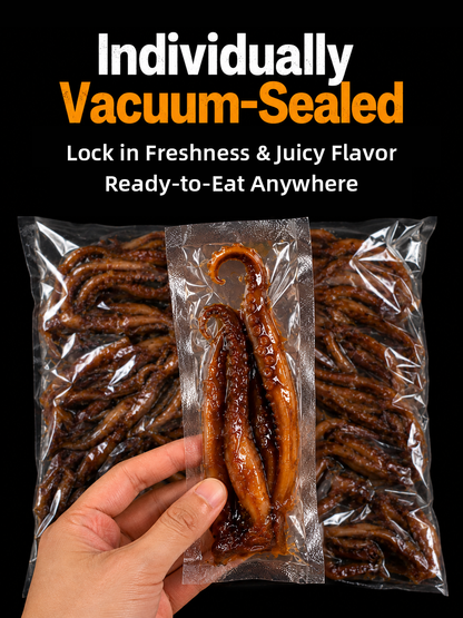 🦑BBQ Roasted Whole Squid Snack – Ready to Eat, Individually Wrapped-Lily