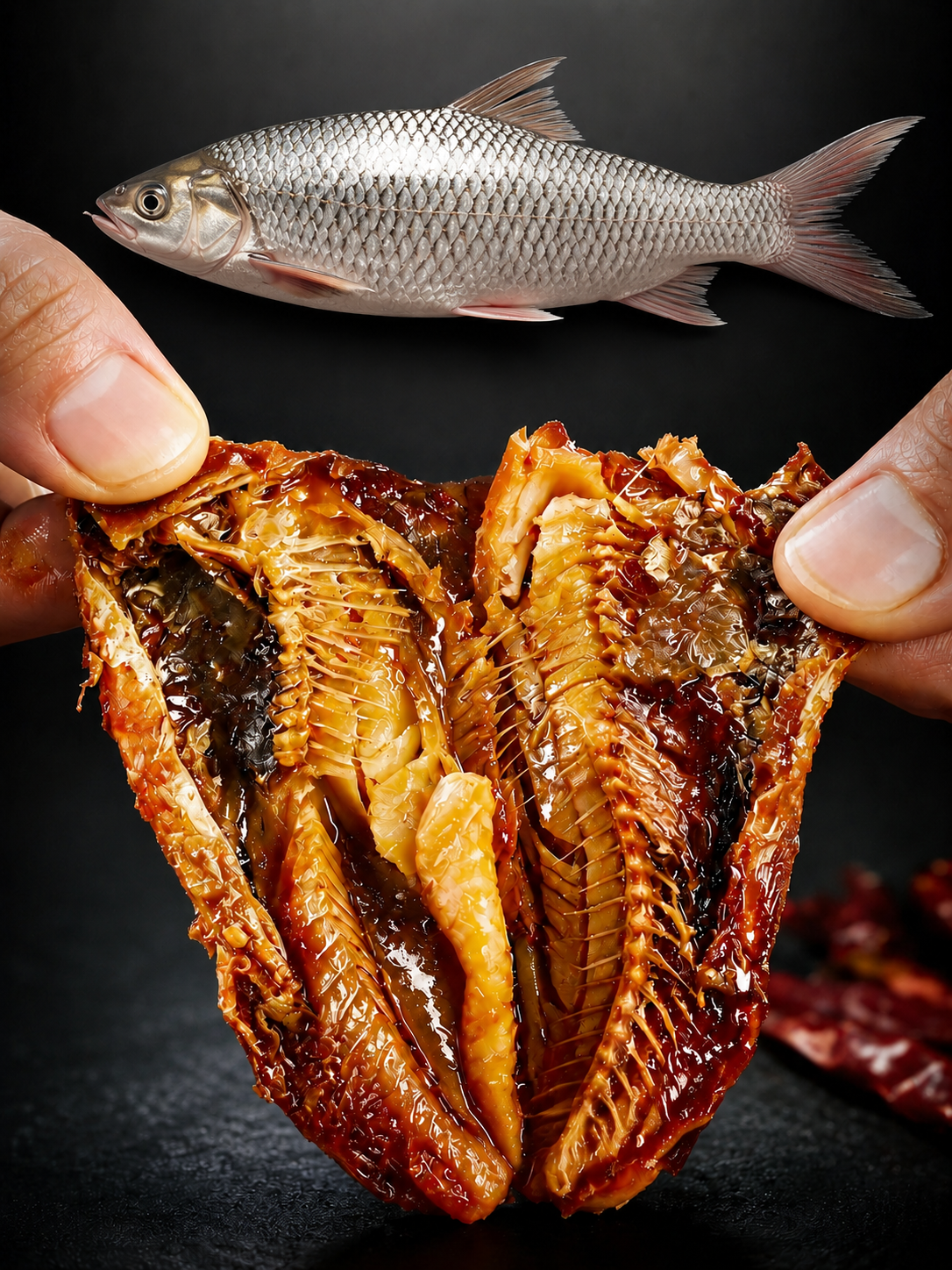 🐟️Gourmet Spicy Whole Fish | Vacuum-Sealed | High Protein Seafood Snack-Lily