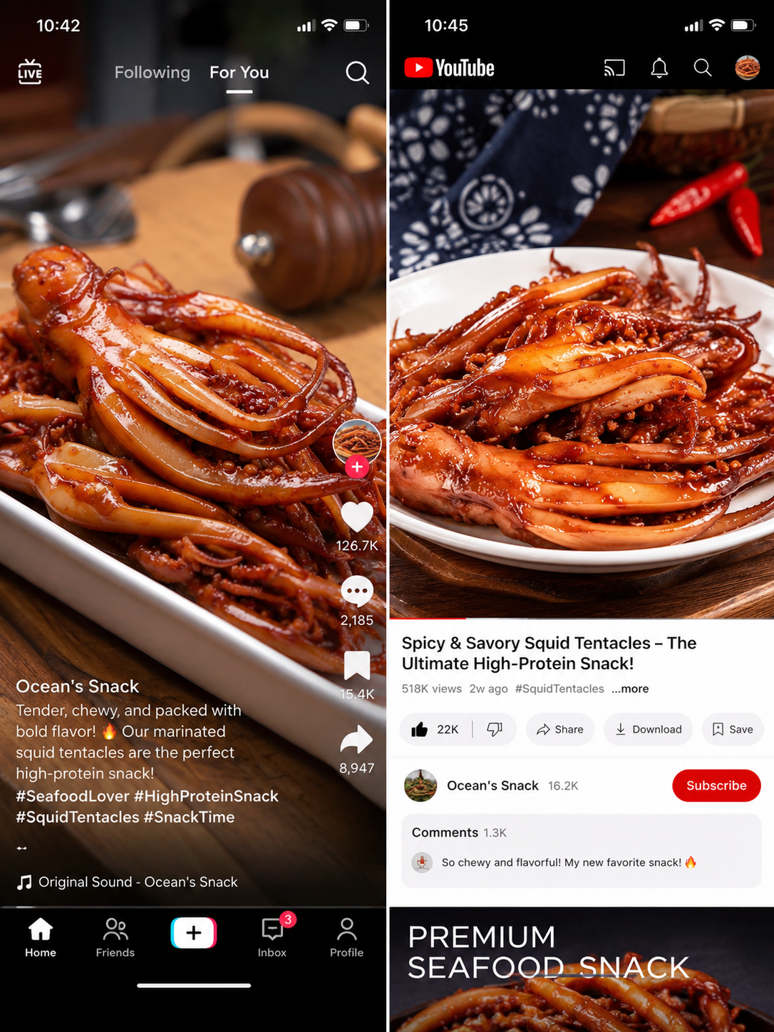 🦑BBQ Roasted Whole Squid Snack – Ready to Eat, Individually Wrapped-Lily